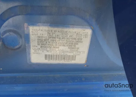 2015 Nissan Versa Note Sv из США, поврежденный, VIN 3N1CE2CP5FL360849